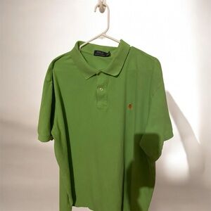 Polo Ralph Lauren Classic Polo Shirt – 3XB – Bright Green with Red Pony